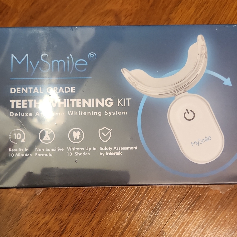 Blue & White Teeth Whitening Kit - Deluxe Home System